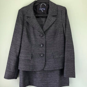 EVAN PICONE black/white Womens skirt suit size 10
